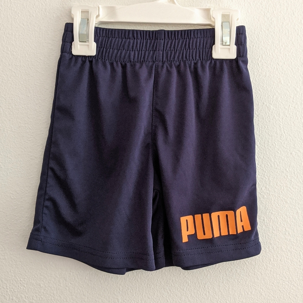 Puma Boys Navy Athletic Shorts 24 Months